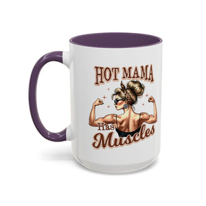 Hot Mama Coffee Mug: Empowerment, Gifts for Moms, Fitness Lovers, Best Friend, Funny Gift, Occasions: Birthdays, Holidays