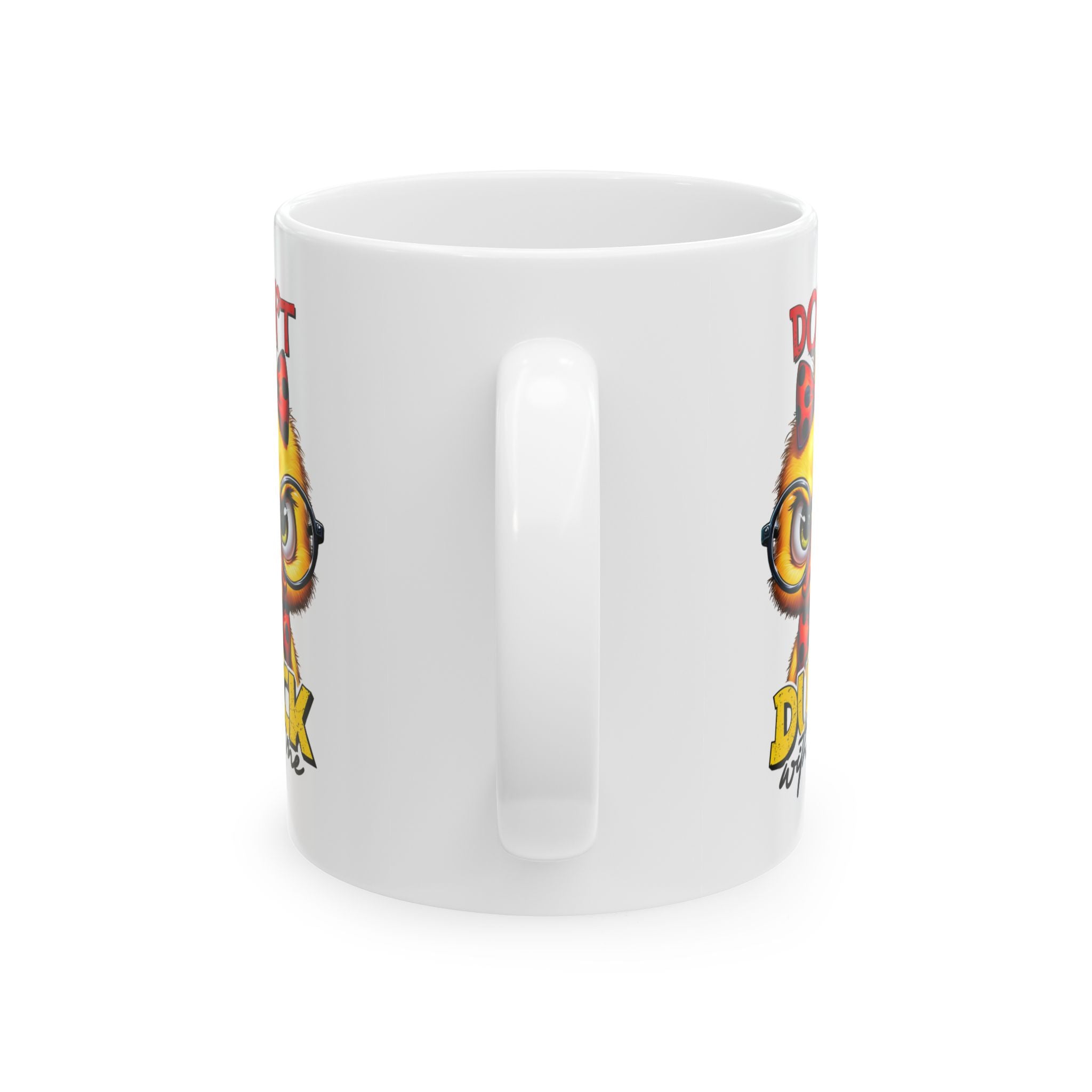 funny duck attitude sarcasm coffee Mug for Coffee Lovers, Quirky Gift for Friends, Office Humor, Don't Talk to Me, Birthday Present