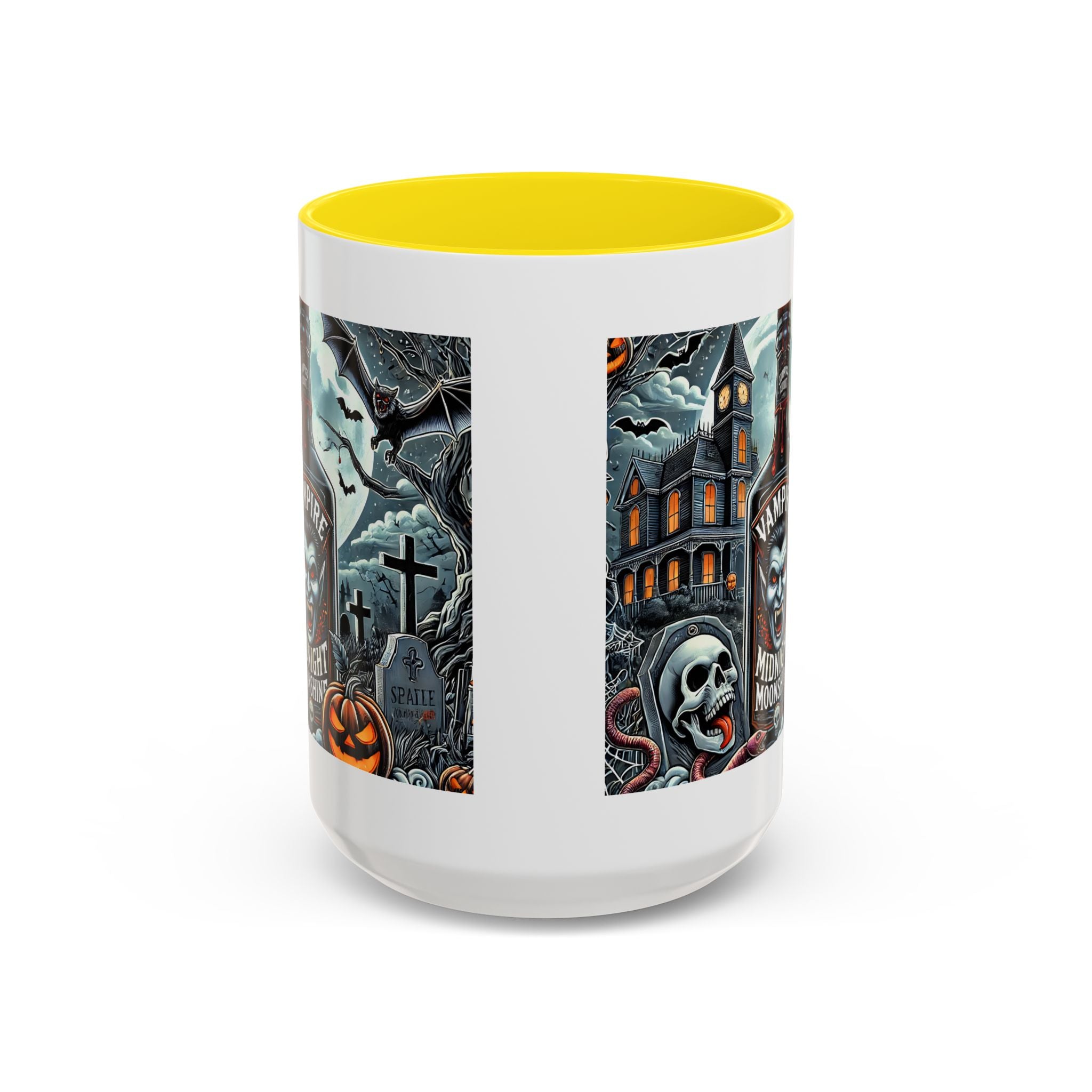 Gothic vampire Halloween Coffee Mug, Spooky Decor, Skull Design, Gift for Horror Lovers,  Party Essential, Unique Drinkware