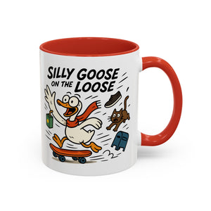 Silly Goose Coffee Mug - Fun Gift for Animal Lovers, Quirky Desk Decor, Inspirational Drinkware, Home & Office Tea Cups