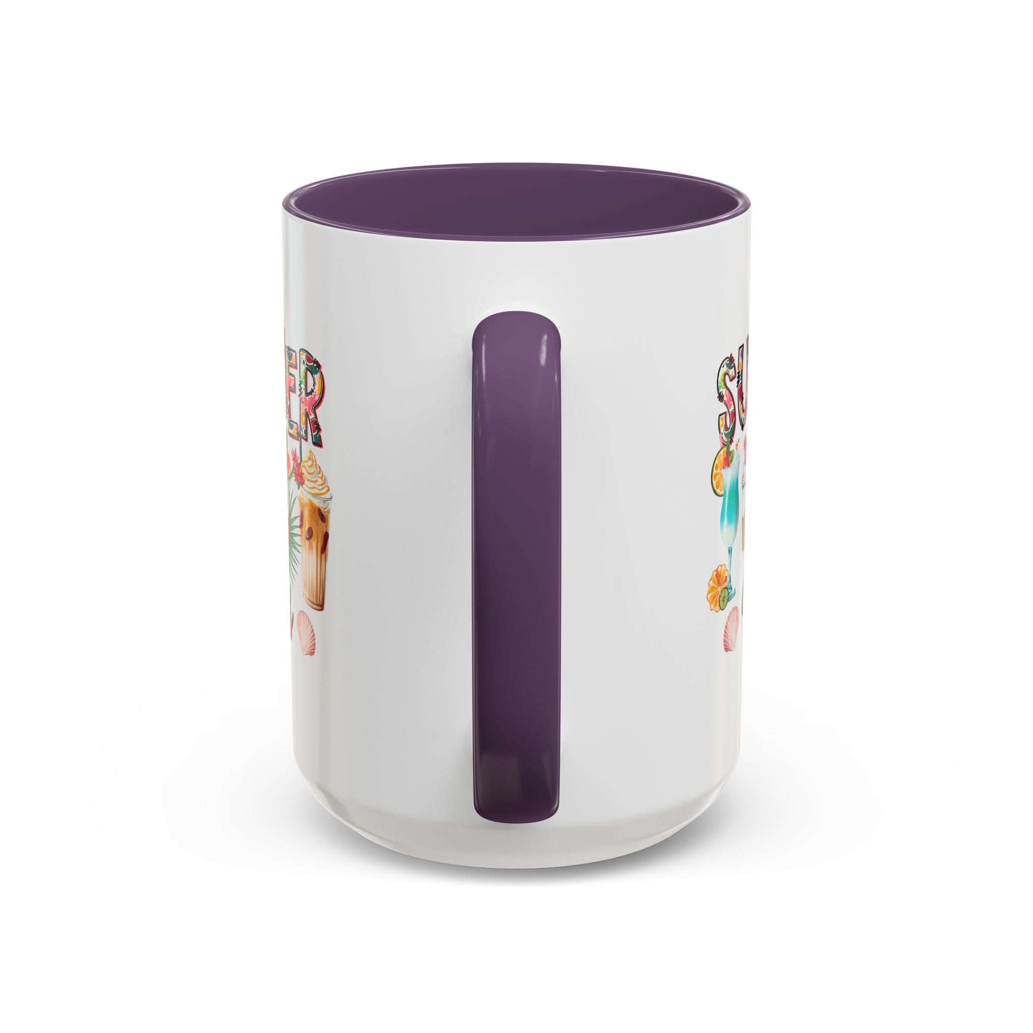 Summer Vibes Accent Coffee Mug - 11oz & 15oz - Perfect for Sunny Days & Celebrations