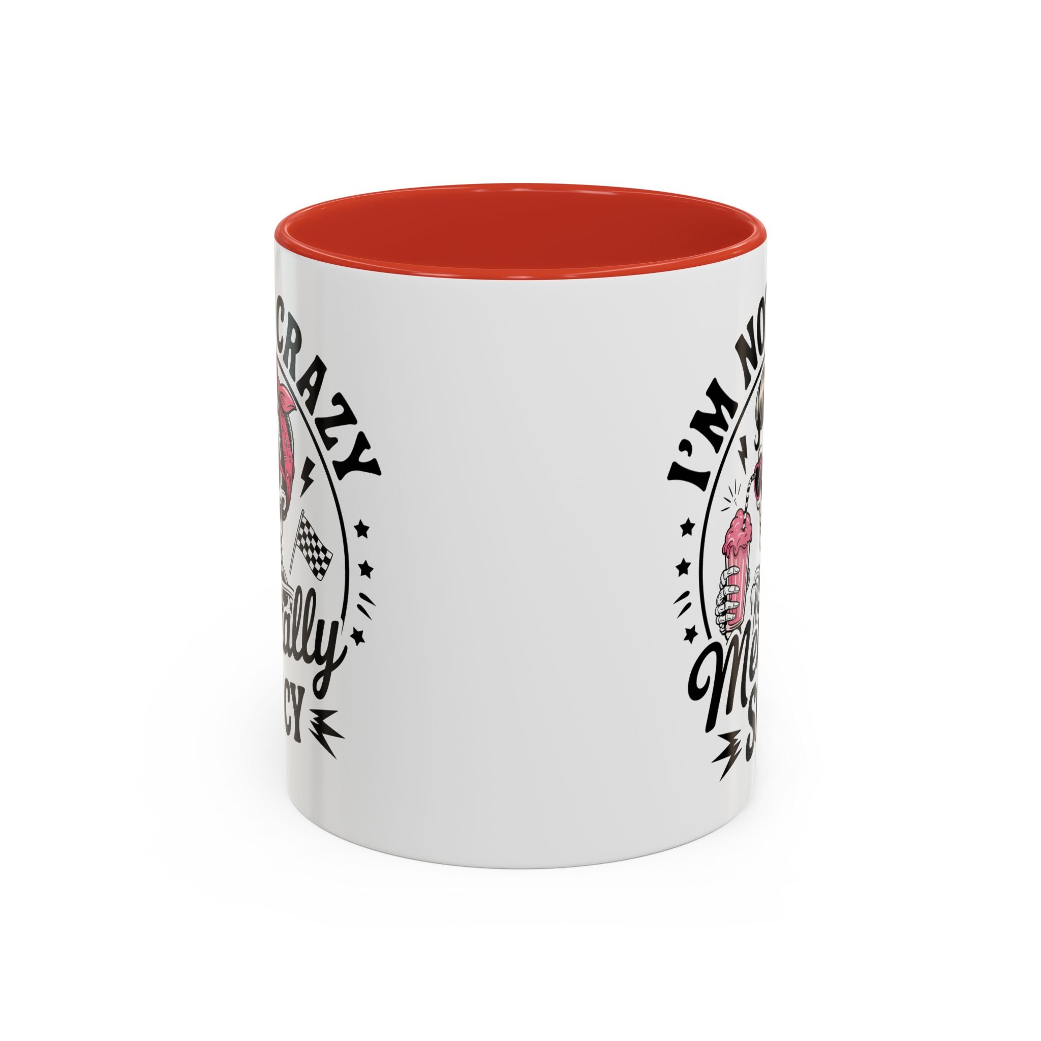Mentally Spicy I'm not crazy Coffee Mug - Fun Quote for Coffee Lovers adult humor mental health