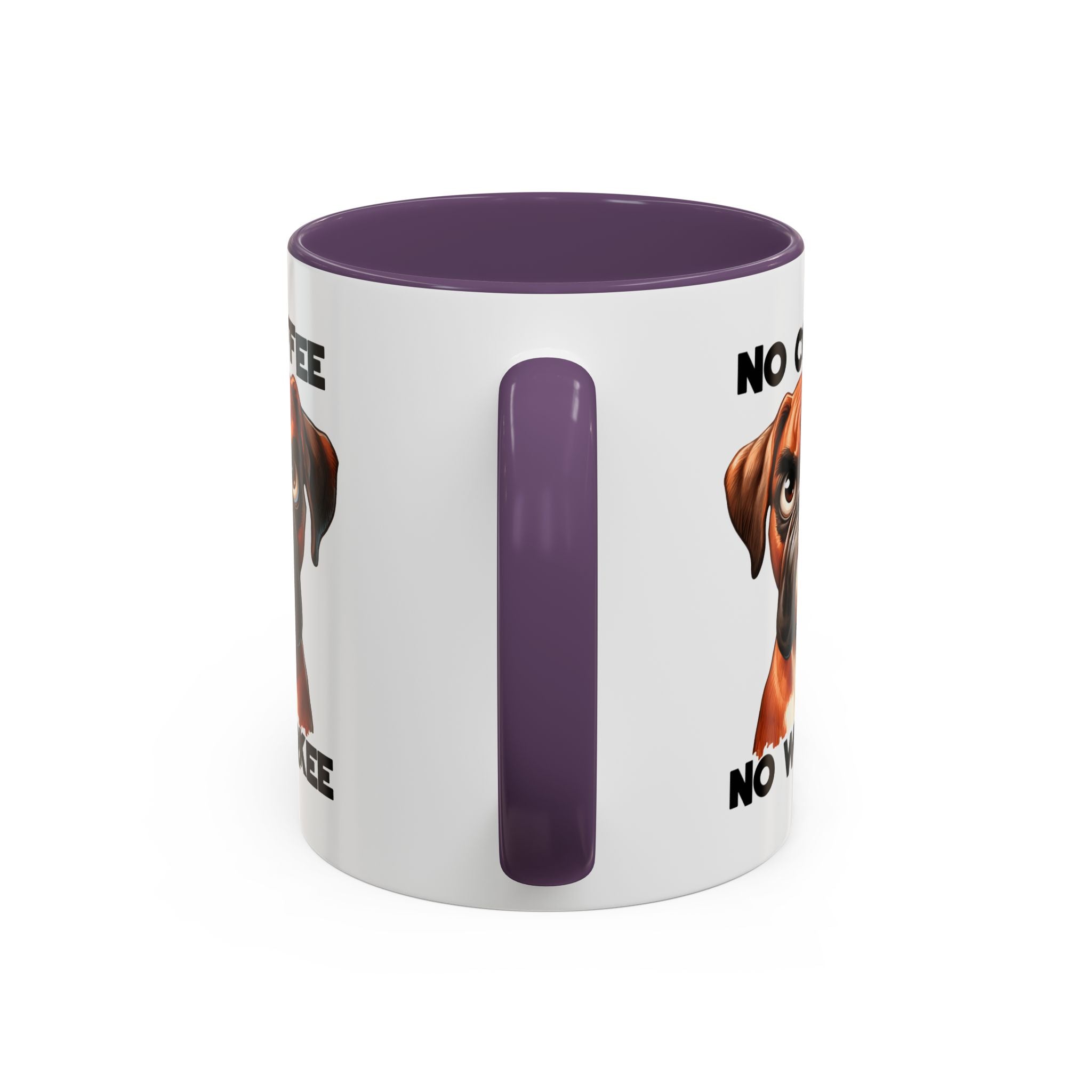 Boxer Dog Coffee Mug - No Coffee No Workee, Funny Dog Lover Gift, Pet Owner Tea Cup, Animal Lover Kitchen Decor, Boxer Mom Mug