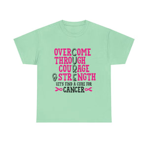 Inspirational Cancer Awareness Tee, Unisex Cotton Shirt, Supportive Tee, Gift for Survivors, Breast Cancer Awareness, Strength and [...]
