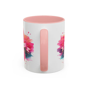 Pink Ribbon Warrior Coffee Mug, Support Breast Cancer Awareness Gift, Inspirational Mug, Cancer Survivor Merchandise, 11oz 15oz Mug