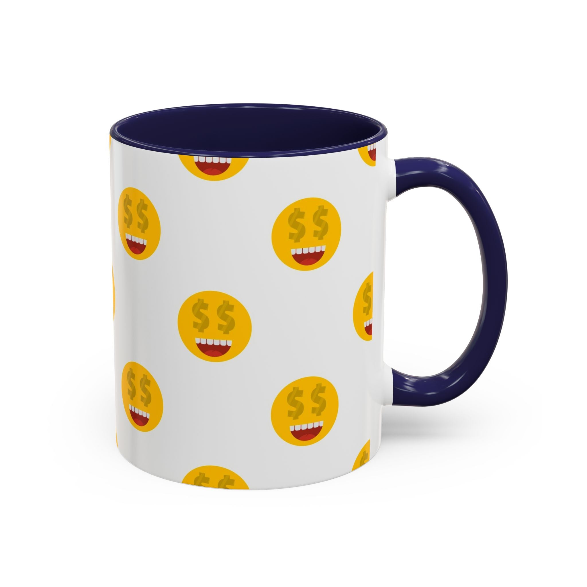 Smiles and dollars Accent Coffee Mug (11, 15oz)