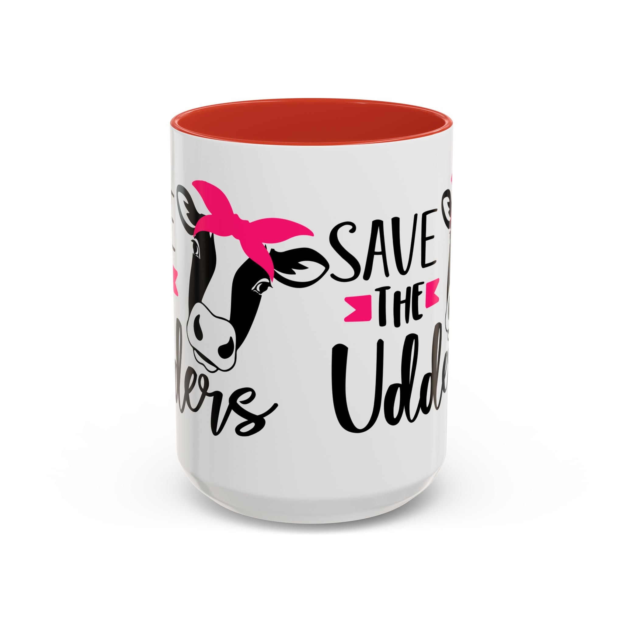 cancer awareness Cute Cow Mug - Save the Utters Coffee Cup, Gift for Animal Lovers,  Mug, Unique Birthday Gift