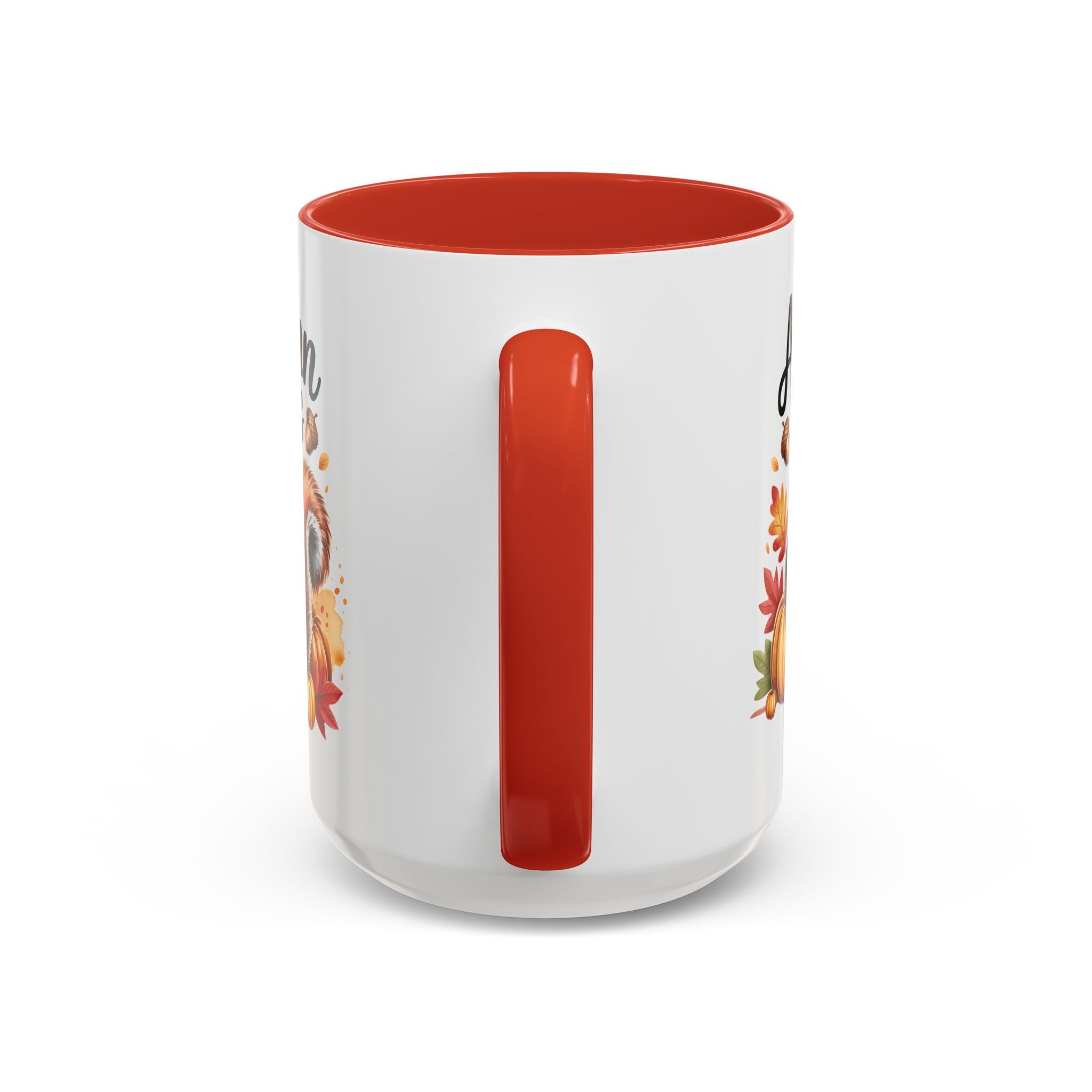 Autumn is nuts  Accent Coffee Mug - Perfect for Fall Celebrations nature and animal lovers