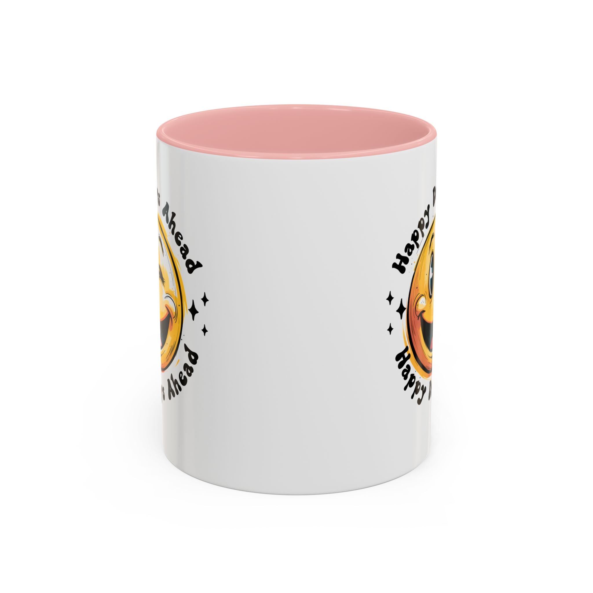 Happy Days Ahead Coffee Mug - Smiley Face Design - 11oz & 15oz