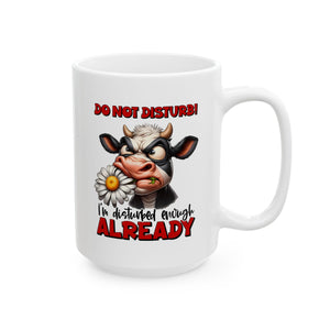 I'm a Mooooody Lady cow coffee Mug, Cute Cow Mug, Funny Coffee Cup, Gift for Cow Lovers, Birthday Gift, Kitchen Decor