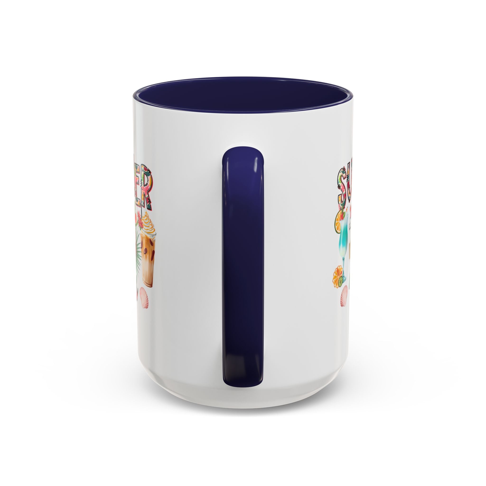 Summer Vibes Accent Coffee Mug - 11oz & 15oz - Perfect for Sunny Days & Celebrations