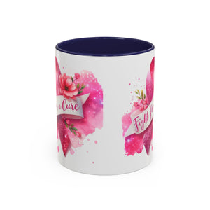 Inspirational Breast Cancer Awareness Coffee Mug - Fight for a Cure, Support Cancer Survivors, Gifts for Her, Pink Ribbon Design, [...]