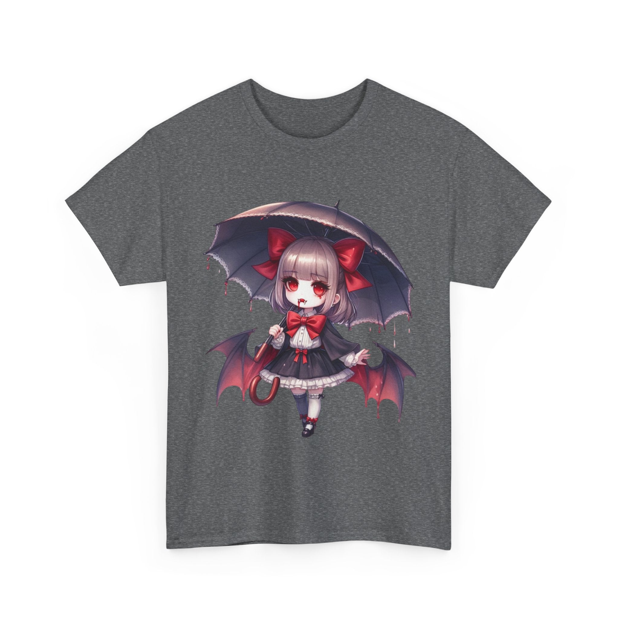 vampire girl horror Unisex Heavy Cotton Tee men women png31