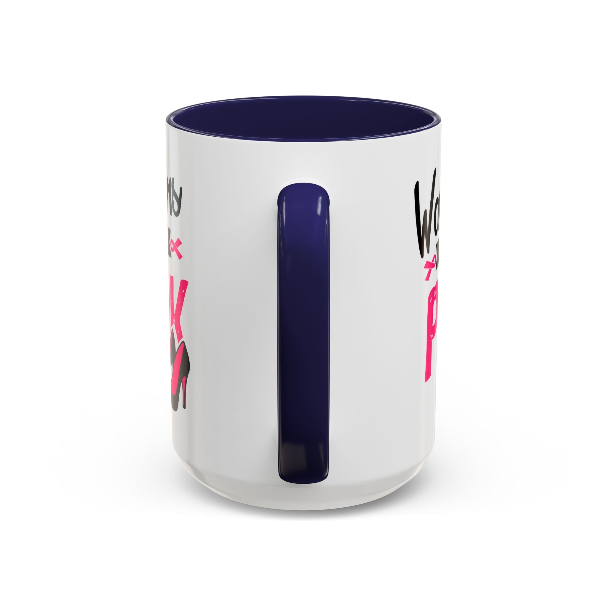 Breast Cancer Awareness Coffee Mug, Inspirational Gift, Warrior Mug, Pink Ribbon Awareness, Supportive Beverage Cup
