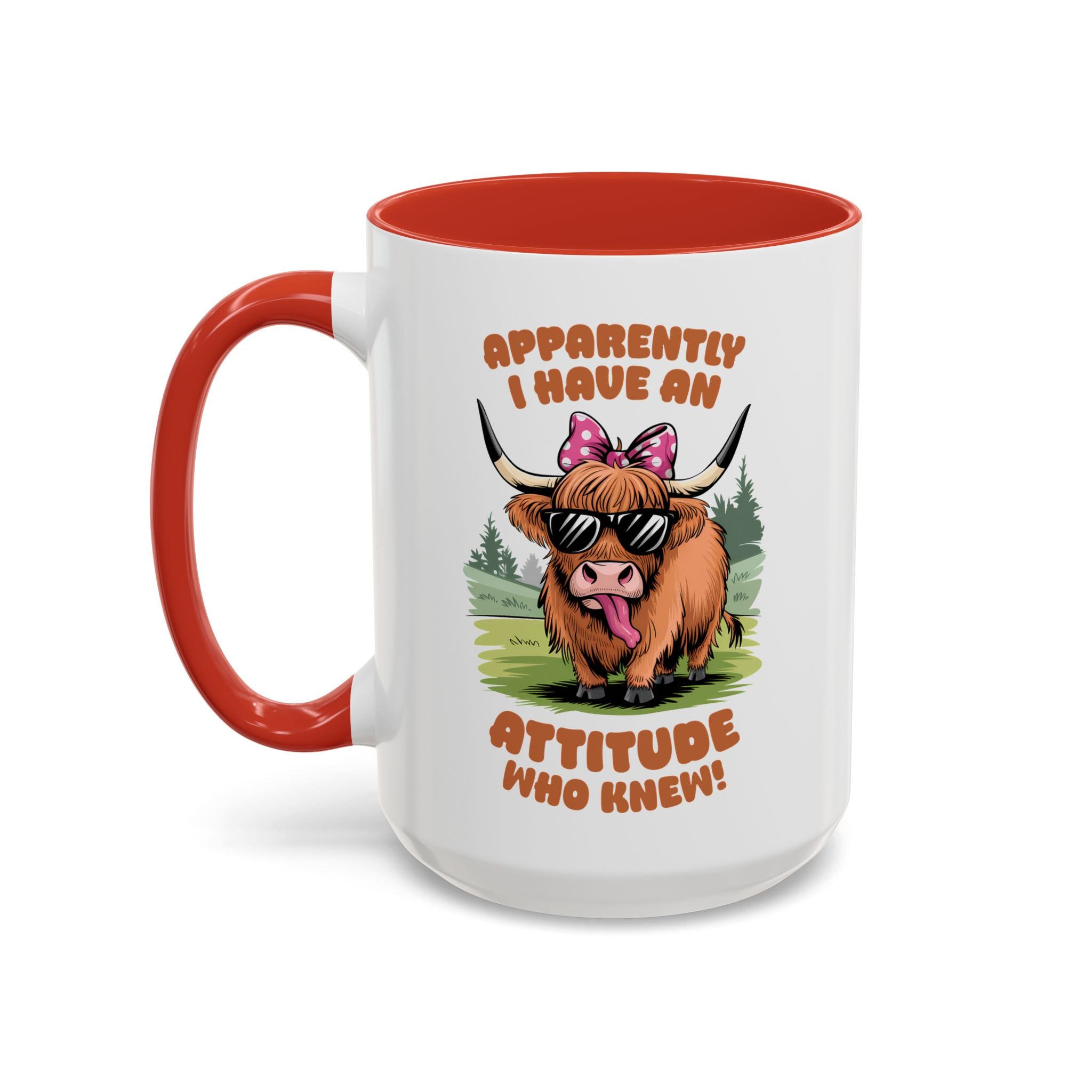 Fun Attitude Coffee Mug - Perfect Gift for Animal Lovers cow farm humor
