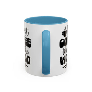 First Coffee Then the World - Stylish Accent Coffee Mug for Coffee Lovers, Gift for Friends, Kitchen Decor, Office Mug, Holiday Present