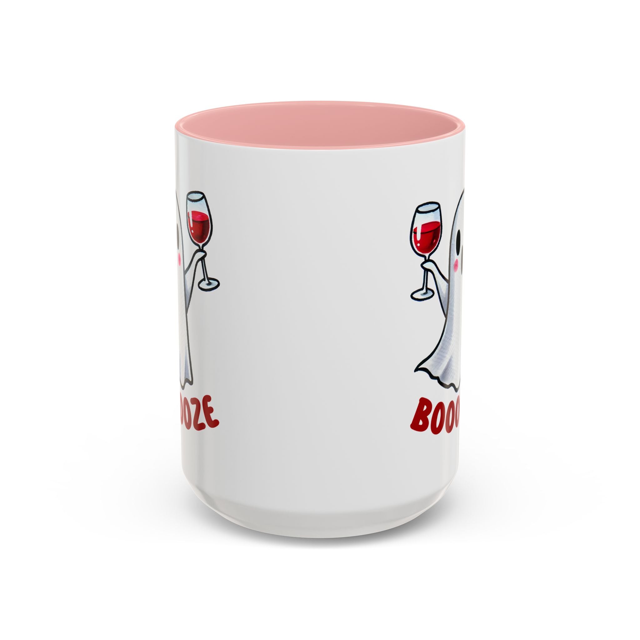 Boozy Ghost Accent Coffee Mug | Funny Halloween Tea Cup, Spooky Gift, Halloween Decor, Ghost Mug for Parties, Unique Drinkware