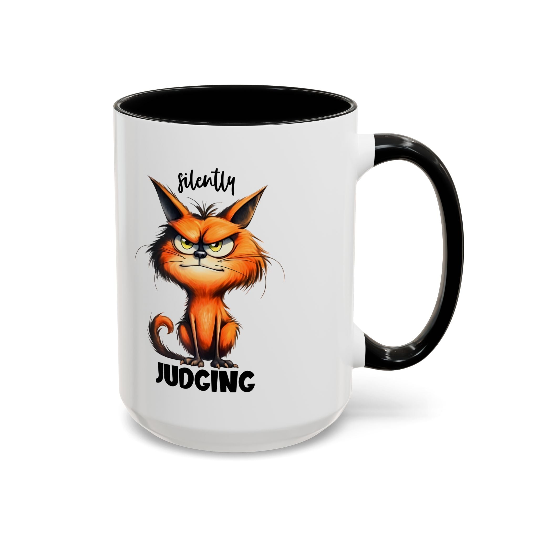 sarcasm attitude  Cat Coffee Mug - Just Judging - Perfect Gift for Cat Lovers, Pet Owners, Birthdays,  Funny Mug