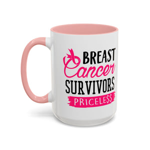 Breast Cancer Survivors Coffee Mug, Inspirational Cancer Gift, Supportive Awareness Mug, Gift for Survivors, Encouraging Morning Coffee