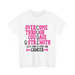 Inspirational Cancer Awareness Tee, Unisex Cotton Shirt, Supportive Tee, Gift for Survivors, Breast Cancer Awareness, Strength and [...]