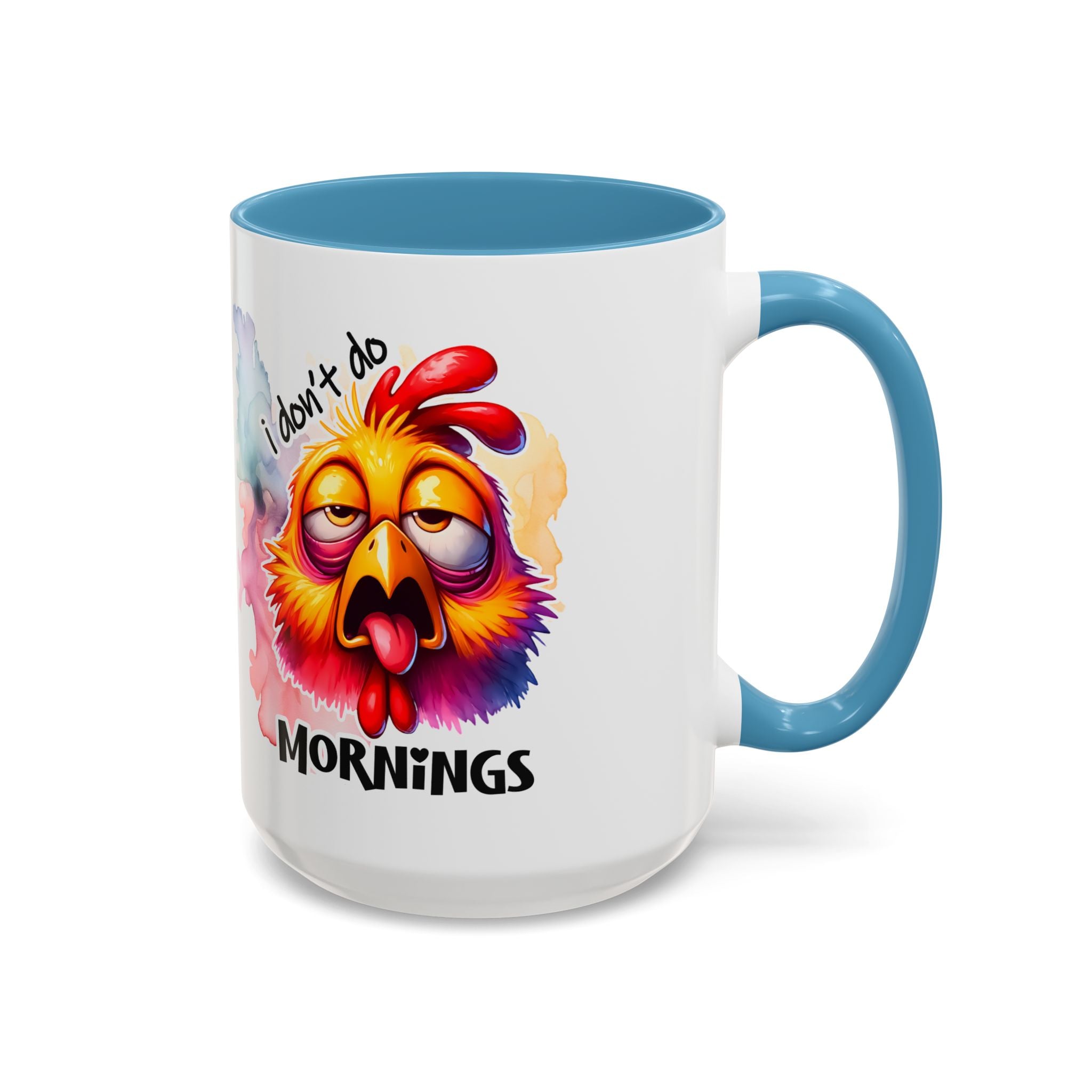 Funny Morning Coffee Mug, Humor Mug, Gift for Coffee Lovers, Sleepy Chicken Mug, Cute Drinkware, Holiday Present