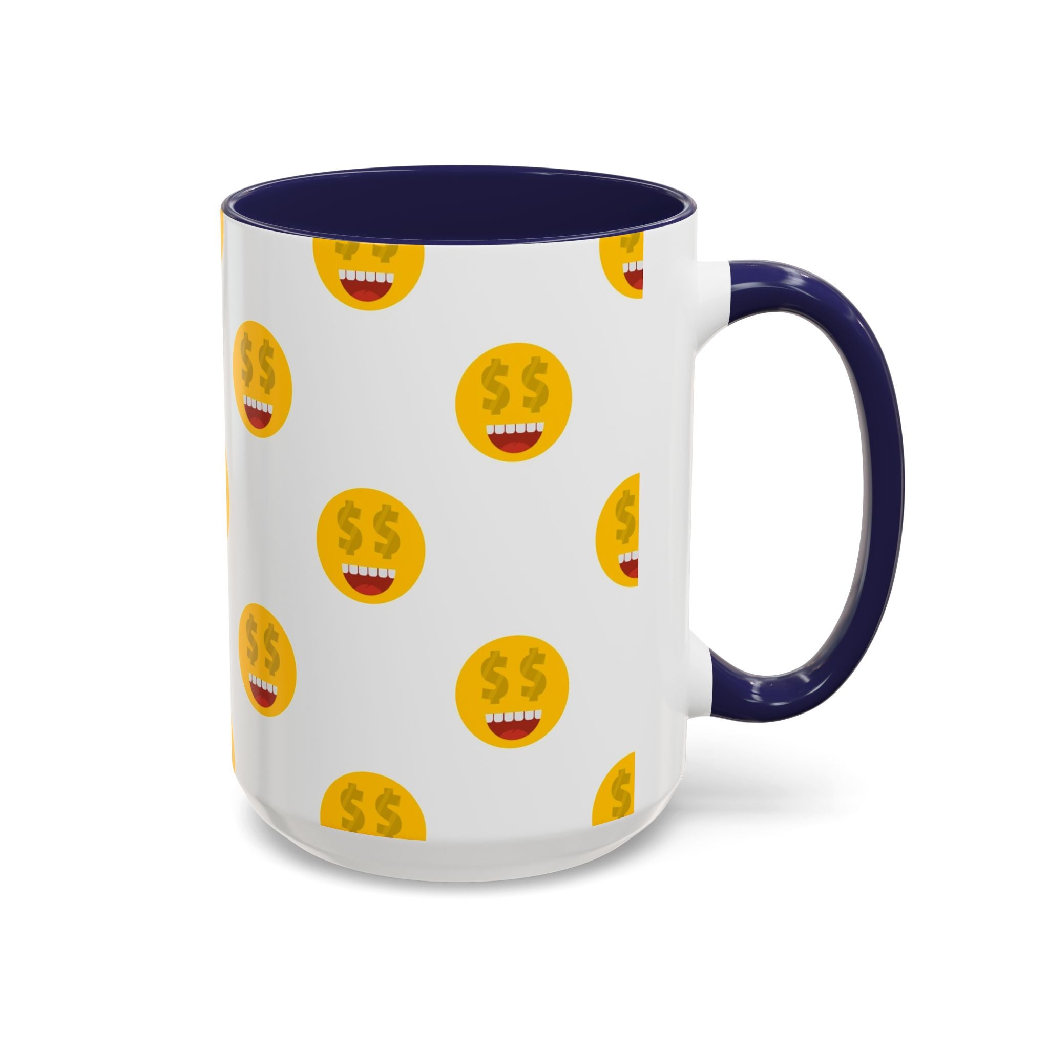 Smiles and dollars Accent Coffee Mug (11, 15oz)