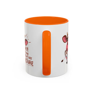 Funny Cow Coffee Mug – Perfect Gift for Farmers, Cow Lovers, Humor Fans, Cute Kitchen Decor, Office Coffee Cup