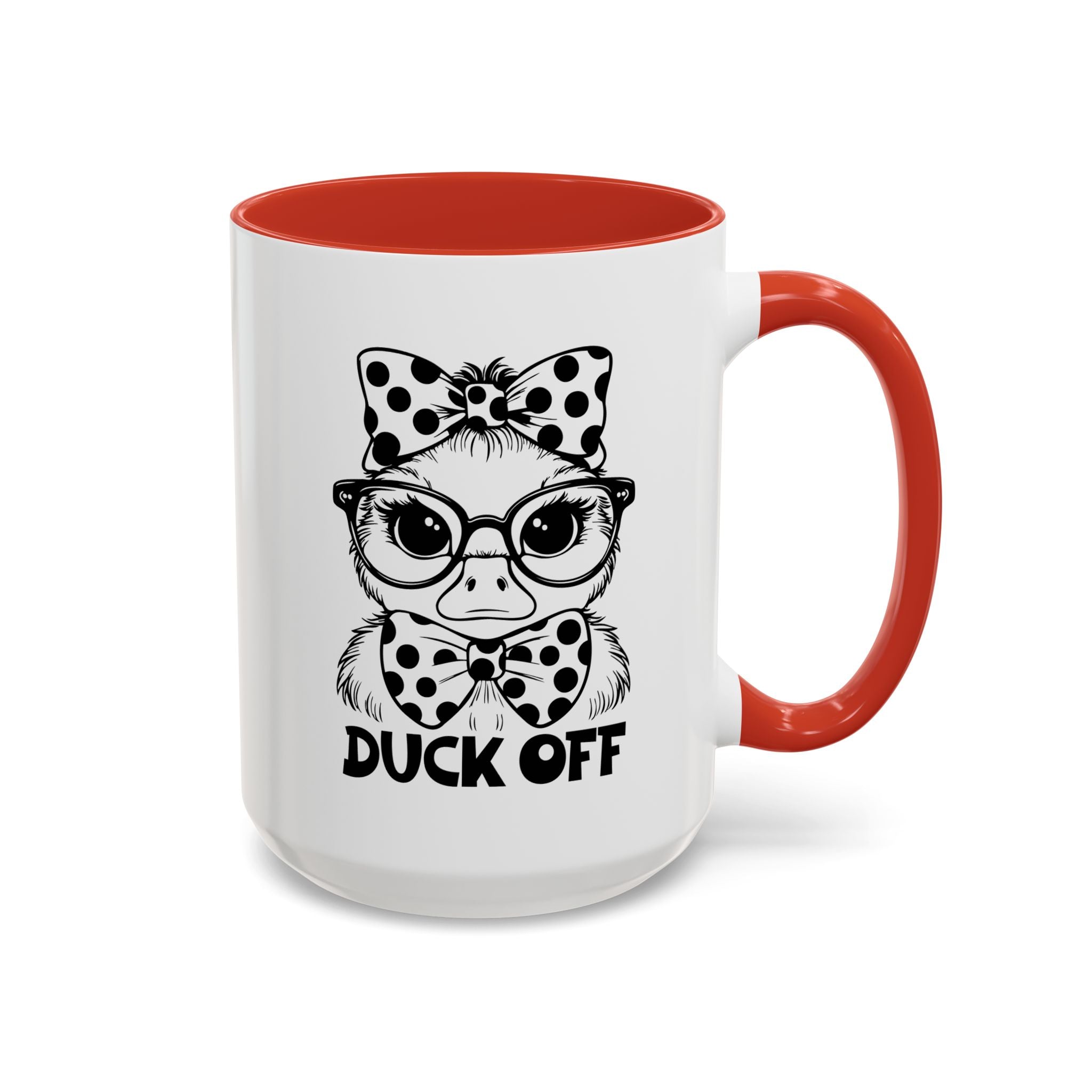 Duck off  Coffee Mug - Fun Gift for Bird Lovers, Birthday, Office Décor, Humorous Kitchenware, Unique Drinkware