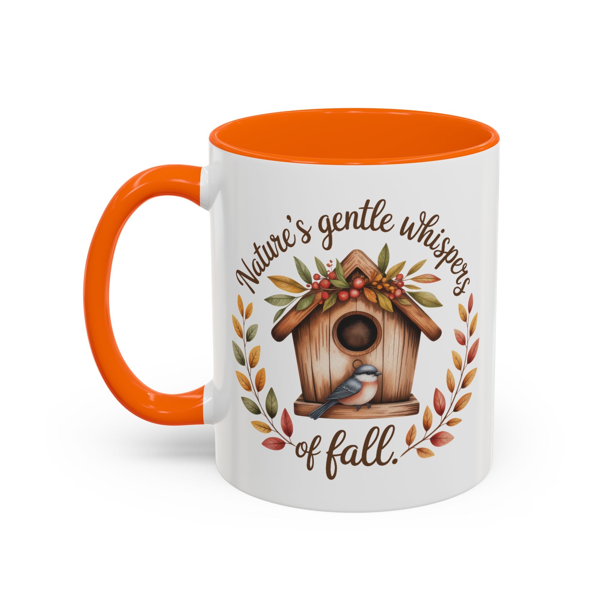 Nature's Gentle Whispers Fall Coffee Mug nature lovers cup