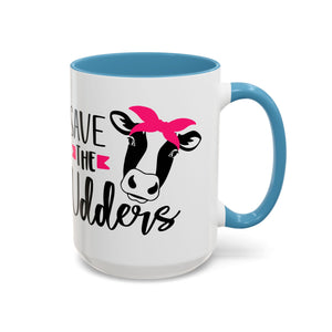 cancer awareness Cute Cow Mug - Save the Utters Coffee Cup, Gift for Animal Lovers,  Mug, Unique Birthday Gift