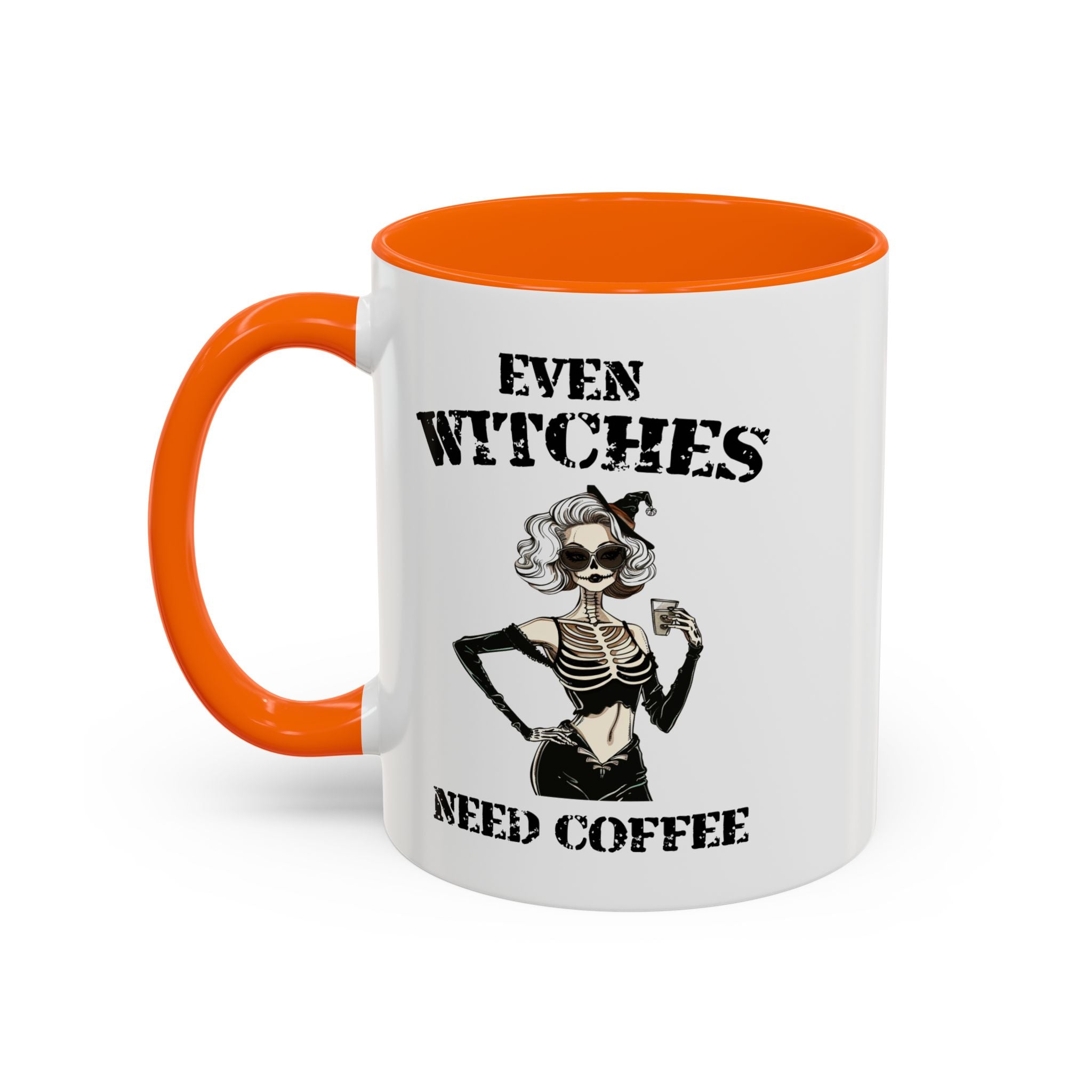 Witchy Coffee Mug - Even Witches Need Coffee, Spooky Gift, Halloween Decor, Witch Lover's Mug, Unique Coffee Cup
