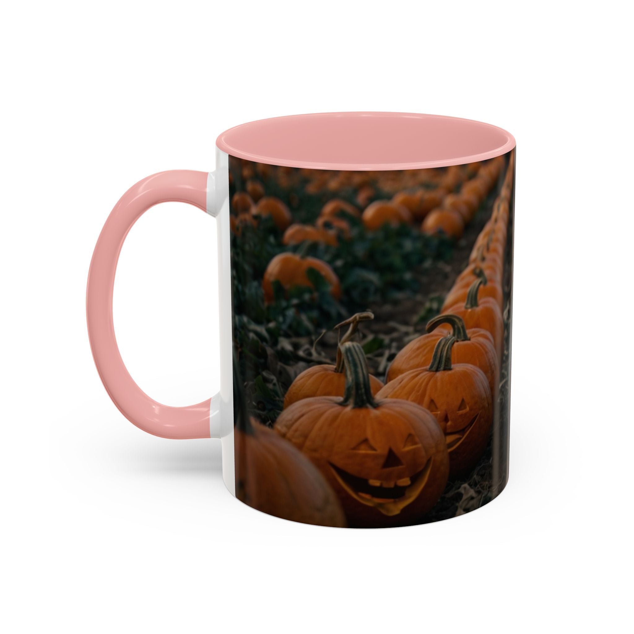 Halloween Black Cat Pumpkin Coffee Mug spooky magical
