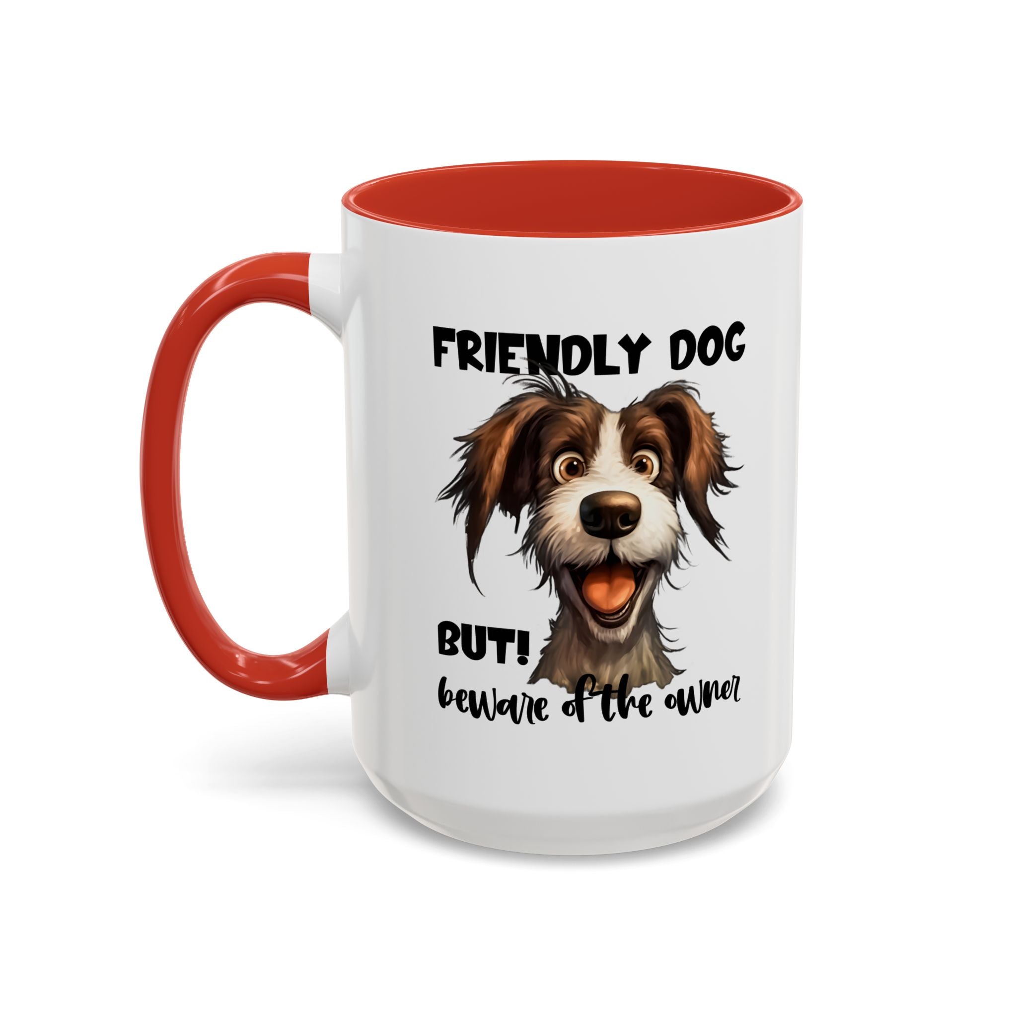 Friendly Dog Owner Mug, Dog Lover Gift, Funny Coffee Cup, Pet Owner Humor, Animal Lover Present, Holiday Gift for Dog Lovers