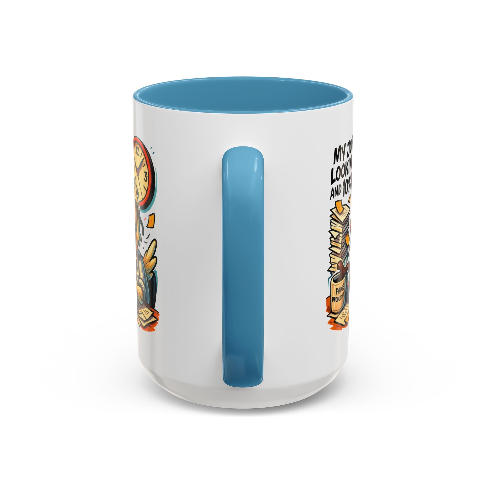 Funny Office Duck Coffee Mug | Perfect Gift for Office Workers, Desk Jokes, Humor, Funny Barista Mug, Creative Gift Idea