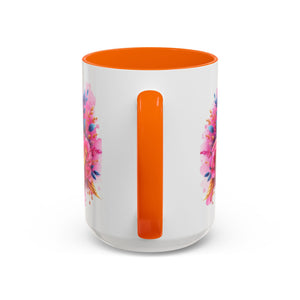 Inspirational Warrior Coffee Mug - Floral Design, Encouragement Gift, Cancer Awareness, Motivational Cup, Supportive Drinkware
