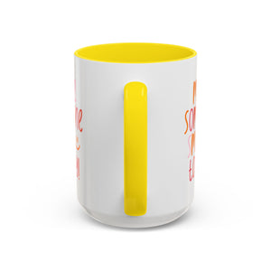 Motivational Coffee Mug - Make Someone Smile Today! - Gift for Friend, Inspirational, Cute Coffee Cup, Office Mug, Cheerful Drinkware