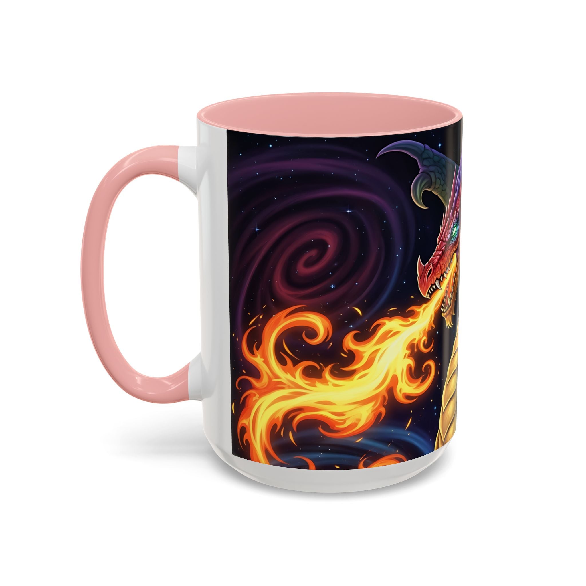 green  Dragon Accent Coffee Mug - 11 & 15oz Fantasy Drinkware