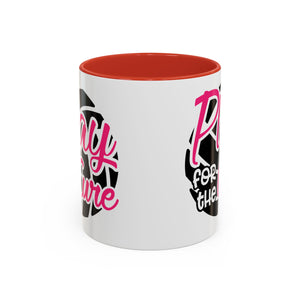 Volleyball  Coffee Mug, Play for the Cure Cup, Sports Gift , Athletes, Cancer Awareness, Inspirational Mug