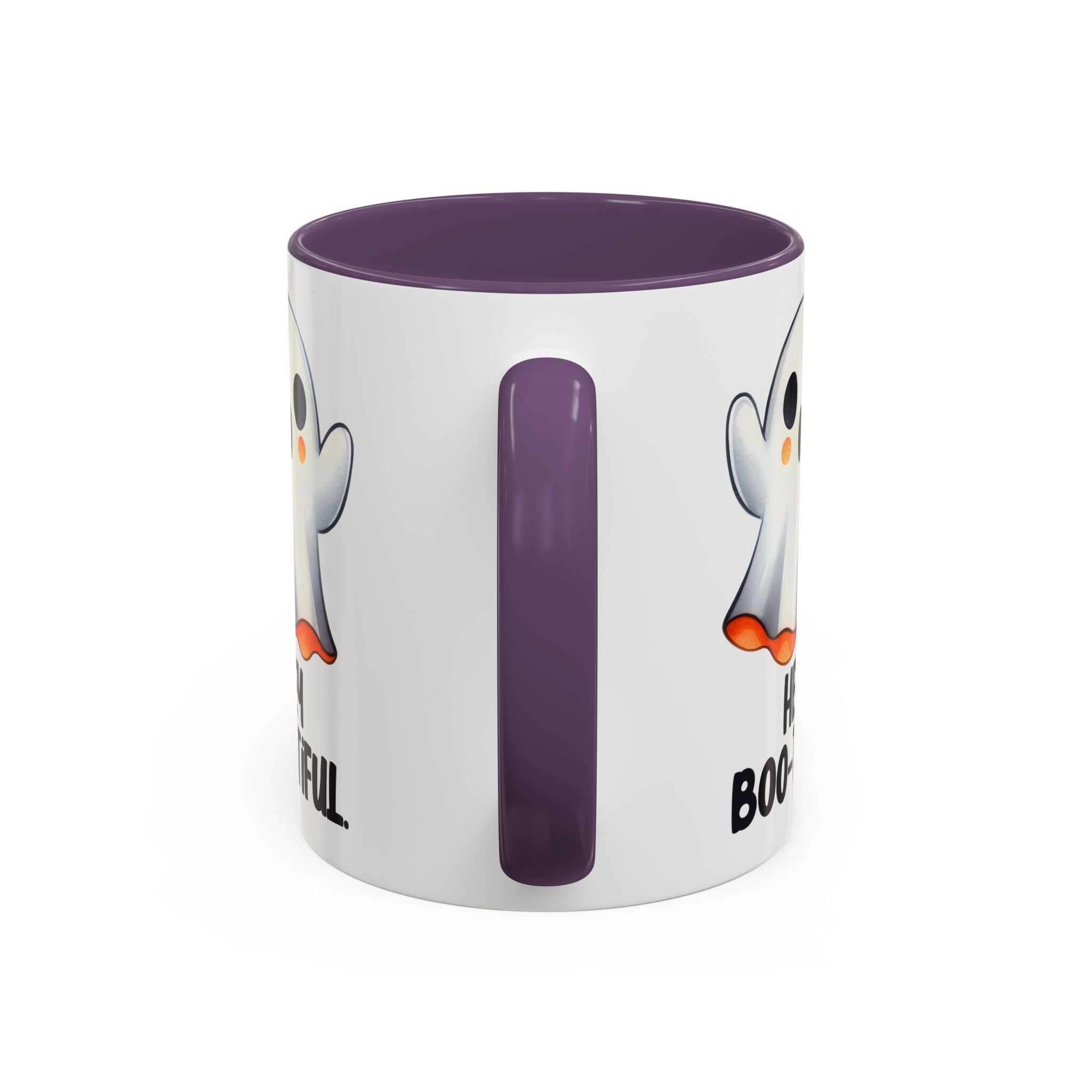 Hey Boo-tiful Ghost Coffee Mug, Halloween Mug, Cute Gift, Spooky Decor, Fun Mug