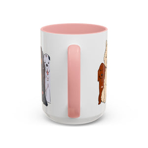 Cute Dog Breed Accent Coffee Mug, Pet Lover Gift, Canine Mug, Gifts for Dog Owners, Puppy Lover Mug