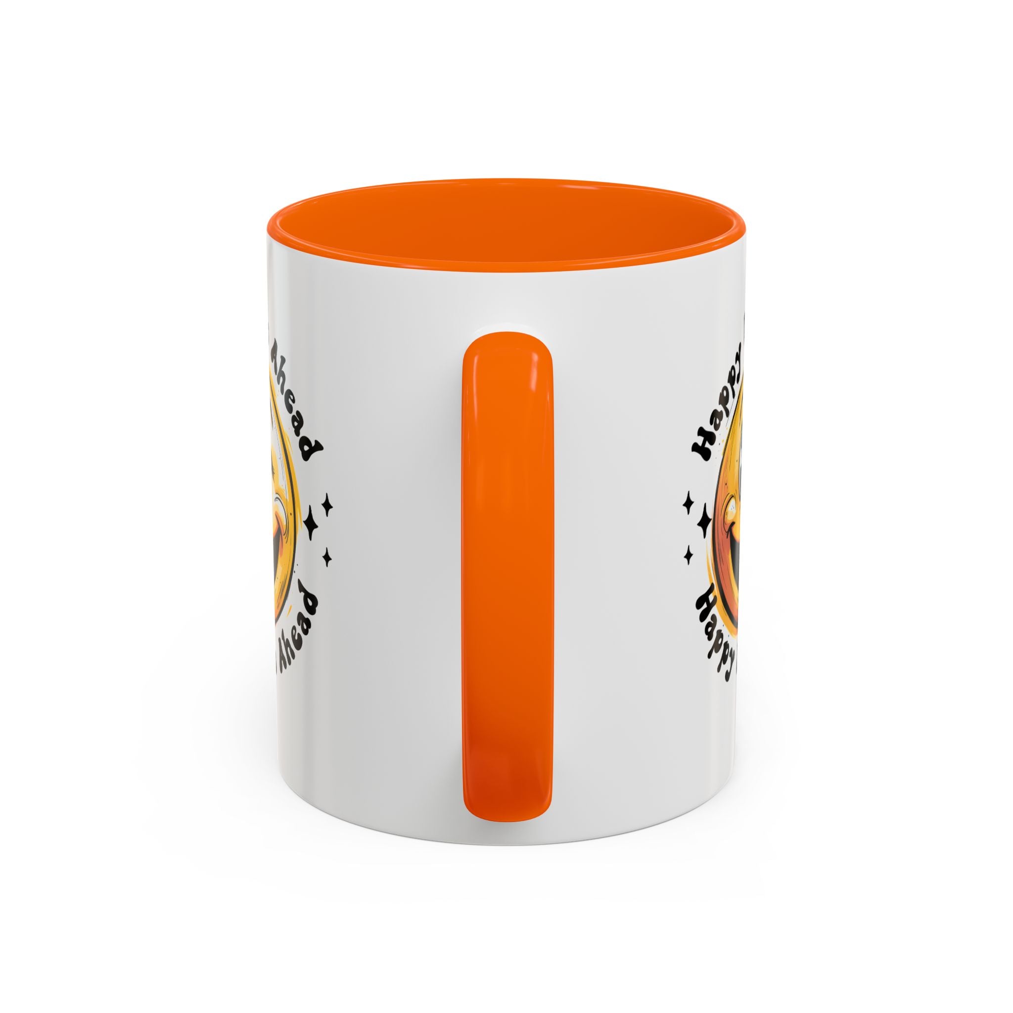 Happy Days Ahead Coffee Mug - Smiley Face Design - 11oz & 15oz