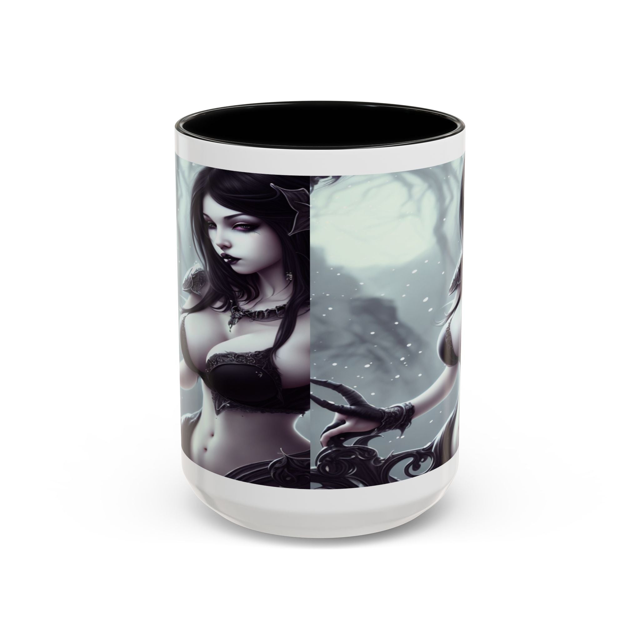 sexy busty woman Gothic Fantasy Coffee Mug – 11oz & 15oz Sculpted Design horror art