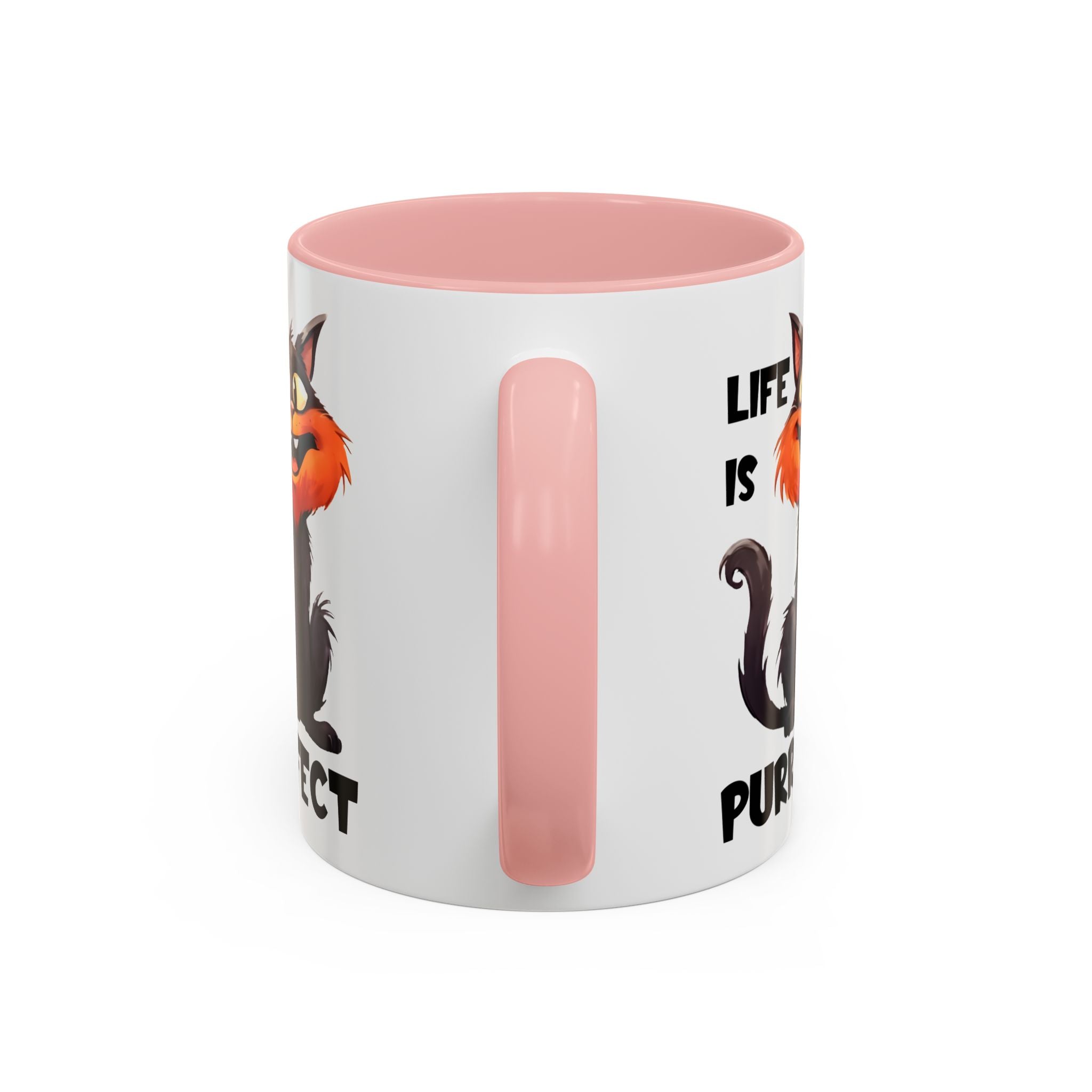 Purrfect Cat Accent Coffee Mug, Cat Lover Gift, Funny Drinkware, Cute Kitchen Accessory, Pet Owner Mug, Unique Gift Idea