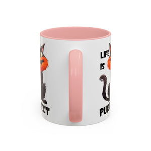 Purrfect Cat Accent Coffee Mug, Cat Lover Gift, Funny Drinkware, Cute Kitchen Accessory, Pet Owner Mug, Unique Gift Idea