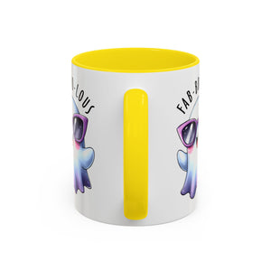 Fab-Boo-Lous Ghost Coffee Mug | Cute Halloween Mug, Fun Gift for Ghost Lovers, Spooky Seasonal Decor, Adorable Tea Cup