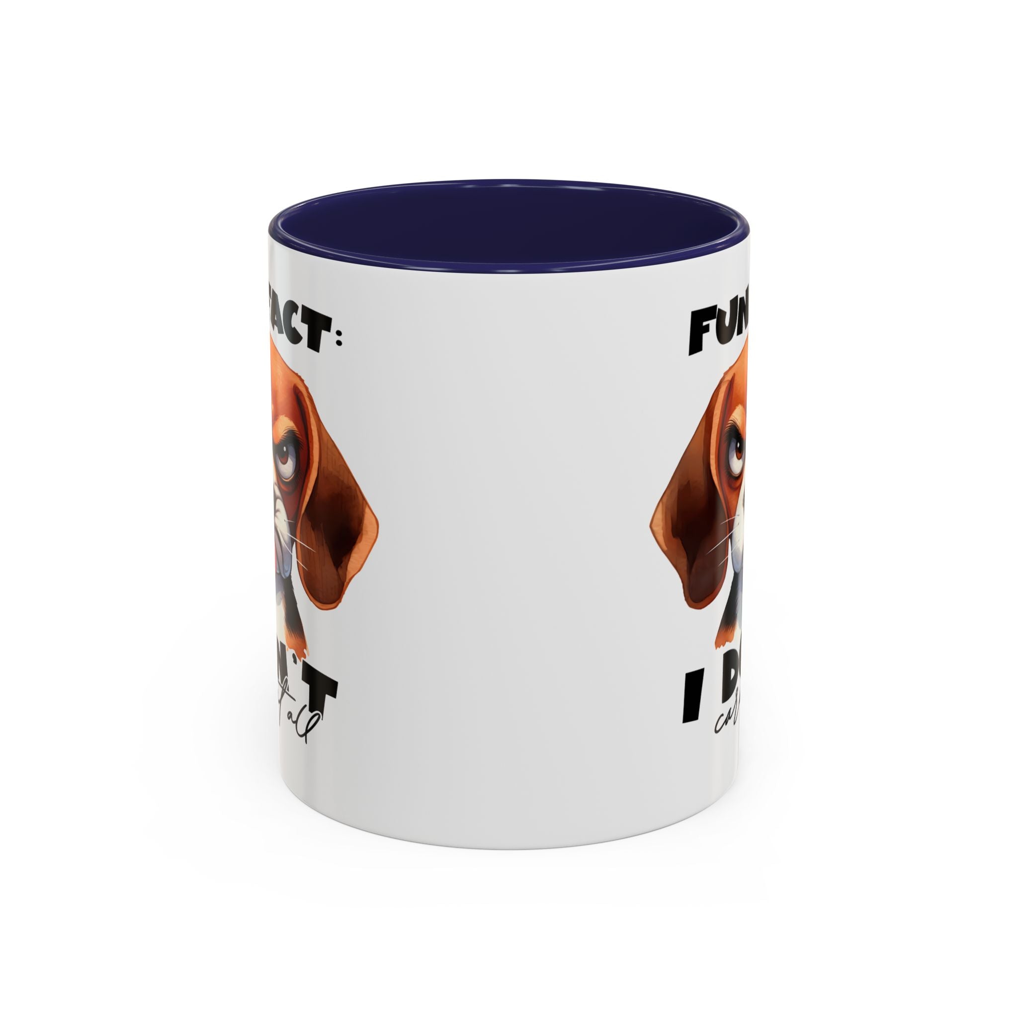 Funny Dog Accent Coffee Mug - Beagle Lover Gift, Pet Owner Present, Unique Animal Mug, Quirky Home Decor, Fun Fact Design