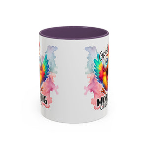 good Morning Mug with Cheerful Rooster Design - Perfect for Coffee Lovers, Gifting, Morning Routine, Kitchen Decor, Bird Enthusiasts