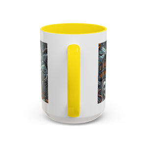 Gothic vampire Halloween Coffee Mug, Spooky Decor, Skull Design, Gift for Horror Lovers,  Party Essential, Unique Drinkware