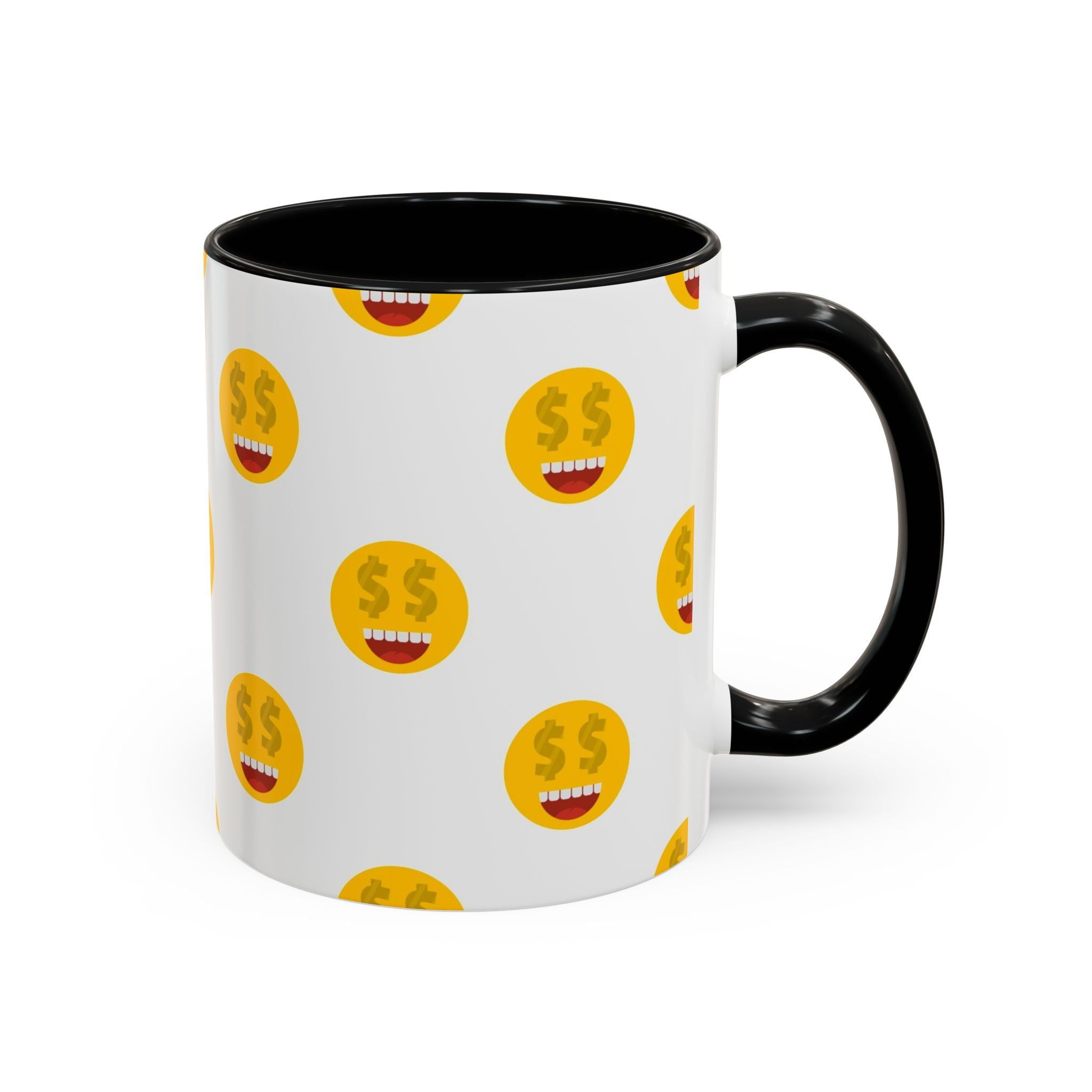 Smiles and dollars Accent Coffee Mug (11, 15oz)