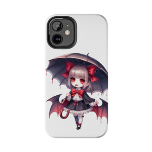 vampire girl horror art Tough Phone Cases